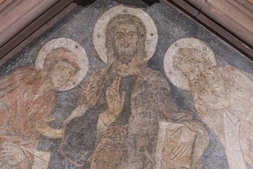 Deckenmalerei im Chorraum